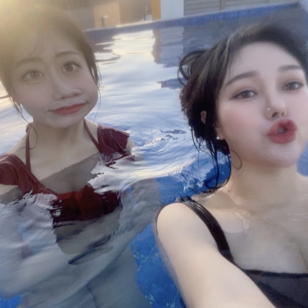 不少閏蜜也一起接受這個challenge
