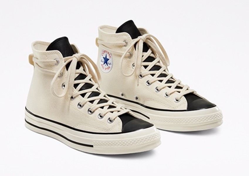 Converse帆布鞋「黑白配」Fear of God ESSENTIALS