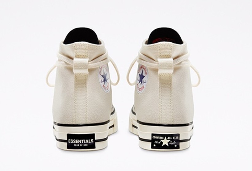 Converse帆布鞋「黑白配」Fear of God ESSENTIALS