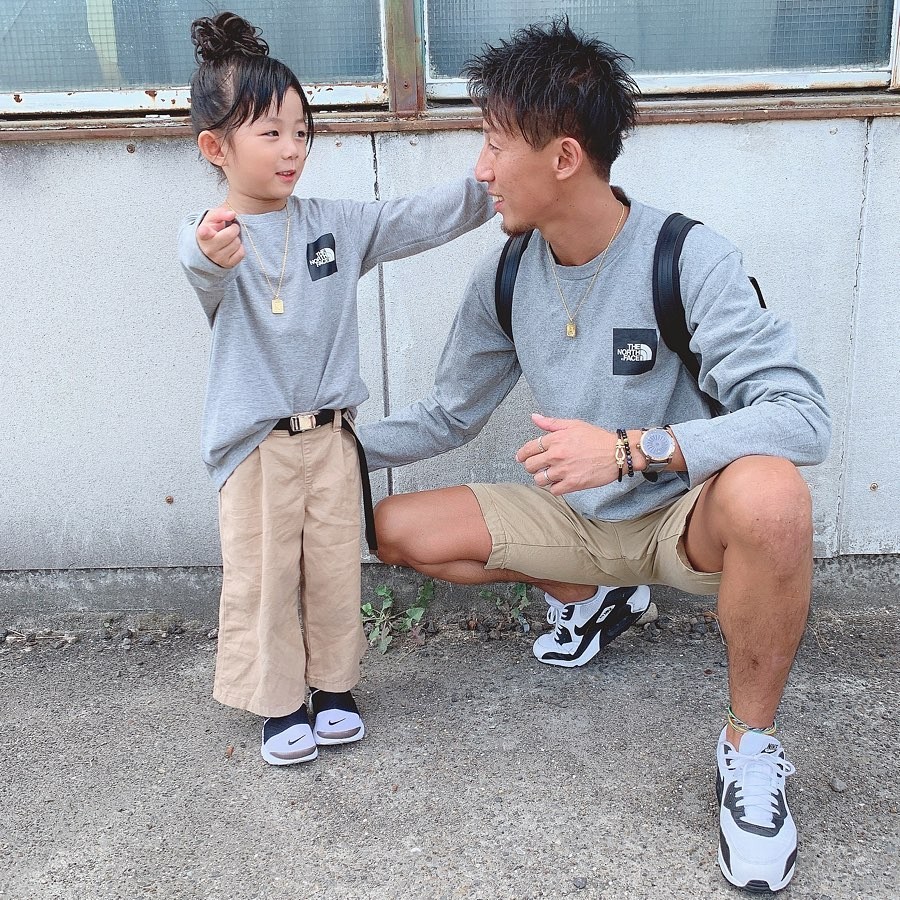 日本帥爸跟女兒「時尚穿搭IG」