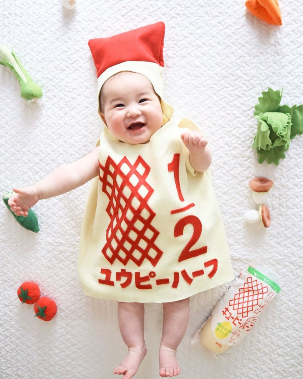 日本 Kewpie 丘比沙律醬bb衫