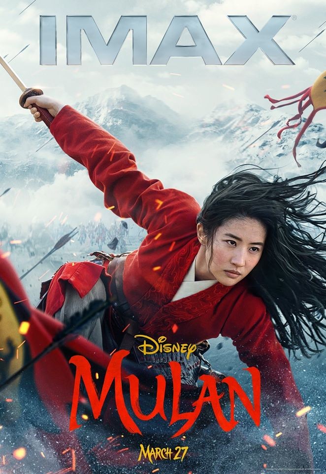 劉亦菲《花木蘭》mulan電影於香港、台灣等地宣佈延期上映