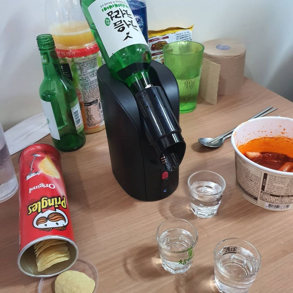 韓國「燒酒自動飲水機