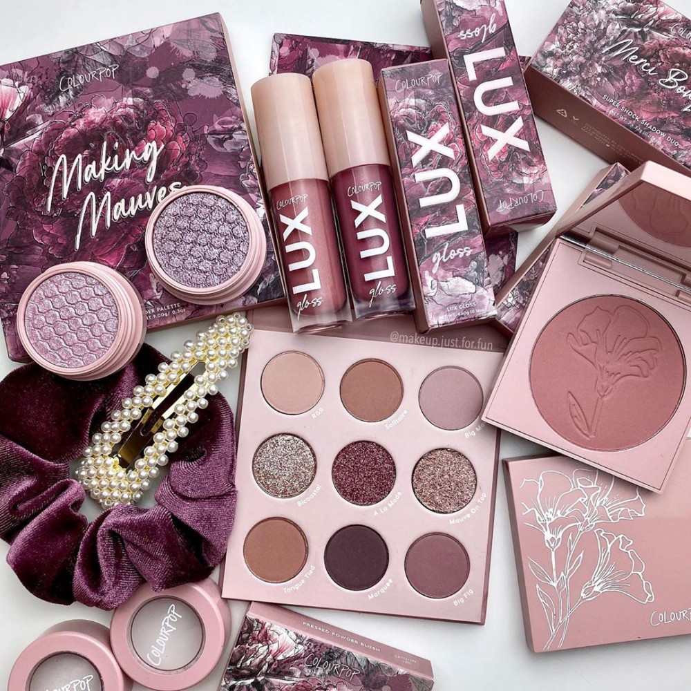 ColourPop making mauves 眼影盤胭脂