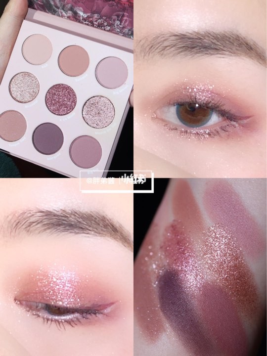 ColourPop making mauves 9色眼影盤鳶尾粉紫