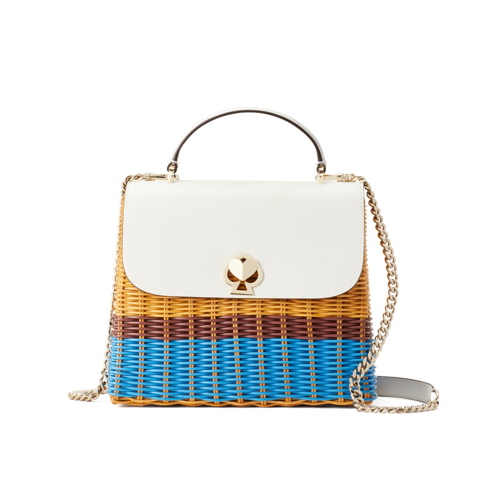 kate spade new york romy wicker中號手提袋