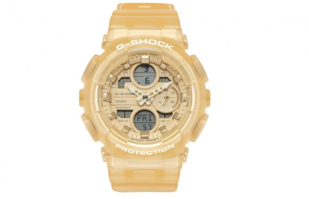 G-SHOCK 米白色手錶GMA-S140NC-7A