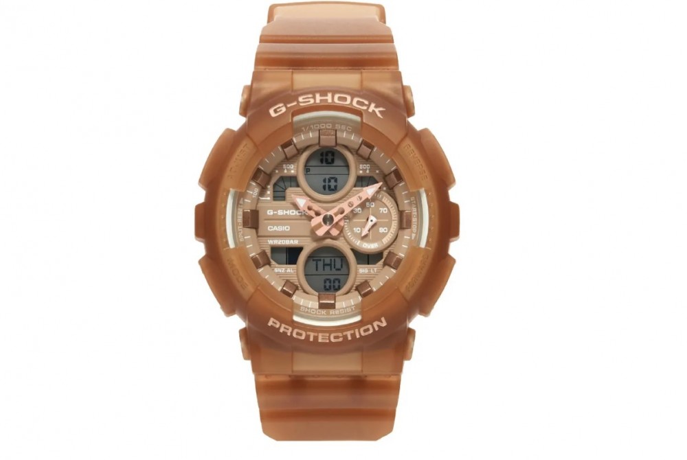 G-SHOCK 棕色手錶GMA-S140NC-5A2