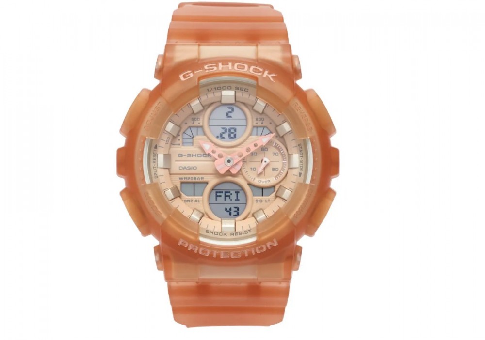 G-SHOCK 裸粉色手錶裸粉 GMA-S140NC-5A1