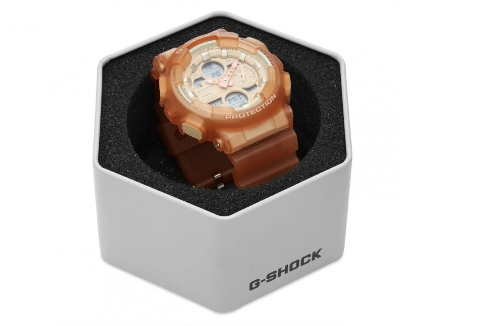G-SHOCK 裸粉色手錶裸粉 GMA-S140NC-5A1 light brown