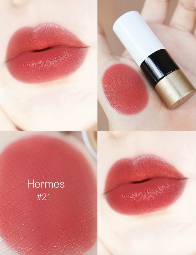 Rouge Hermès 唇膏 #21 Rose Epice 緞光