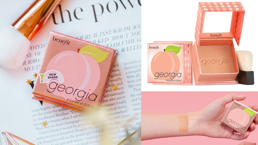 Georgia 金粉蜜桃胭脂蜜粉 HK$270