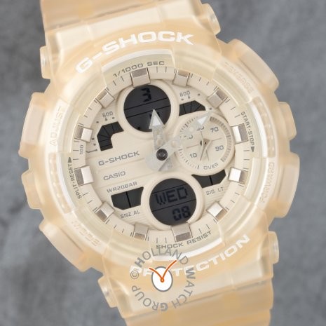 G-SHOCK 米白色手錶GMA-S140NC-7A white