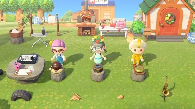 《動物之森》Home Office開會《集合啦!動物森友會》員工去曬釣魚!