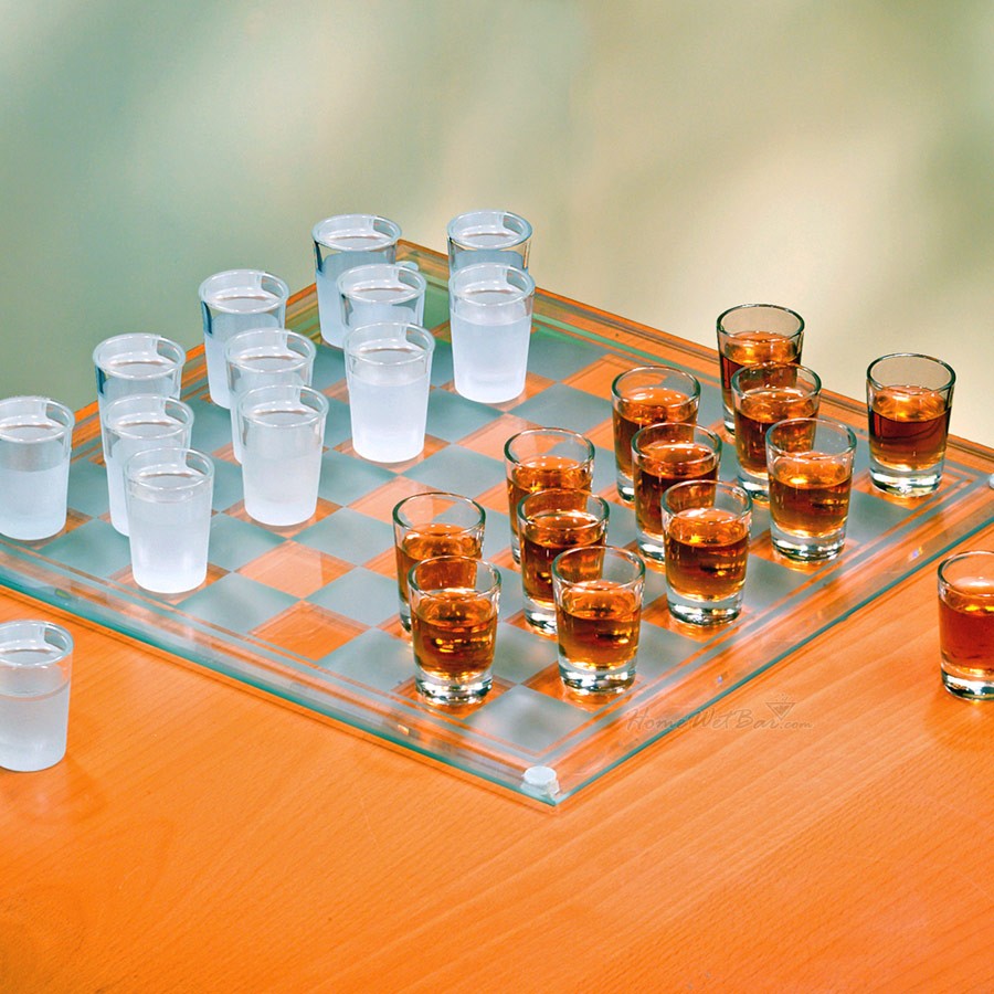 酒版西洋棋Shot Glass Chess Set