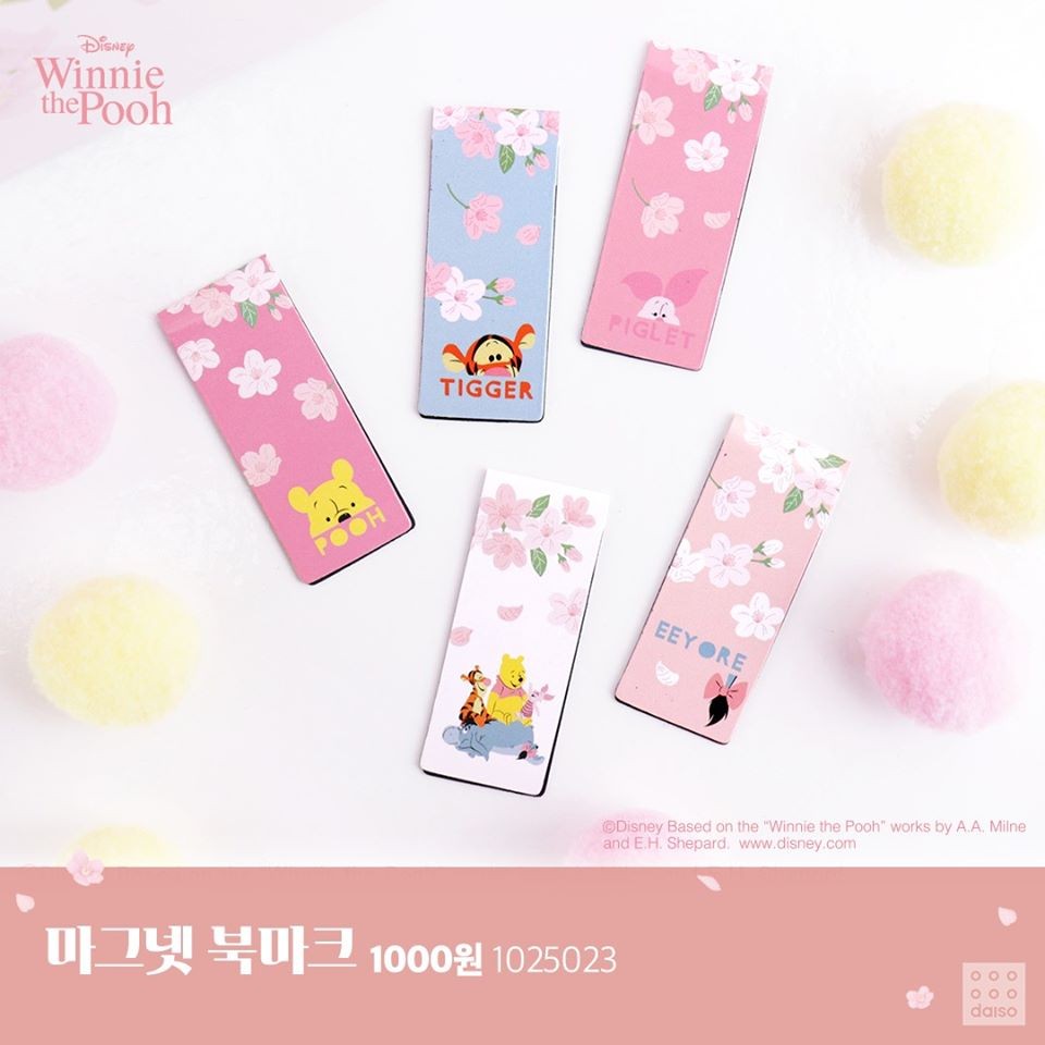 韓國Daiso櫻花Winnie The Pooh