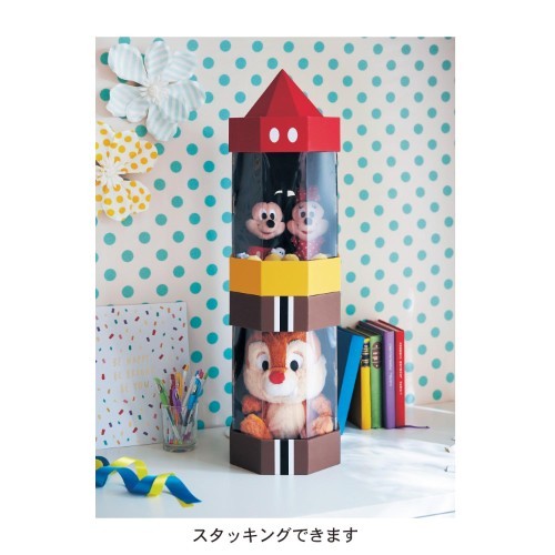 日本雜貨品牌bellemaison就推出了「迪士尼公仔收納箱」