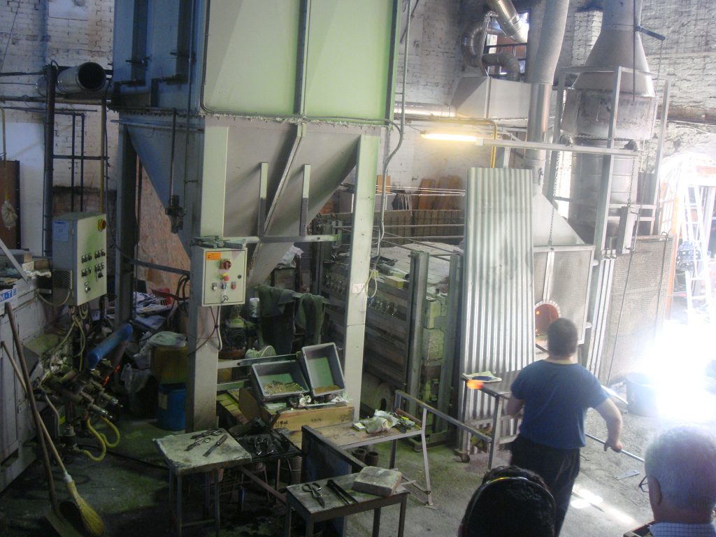 Glass Manufacturing in Progress- Picture Courtesy: Urmila Santosh