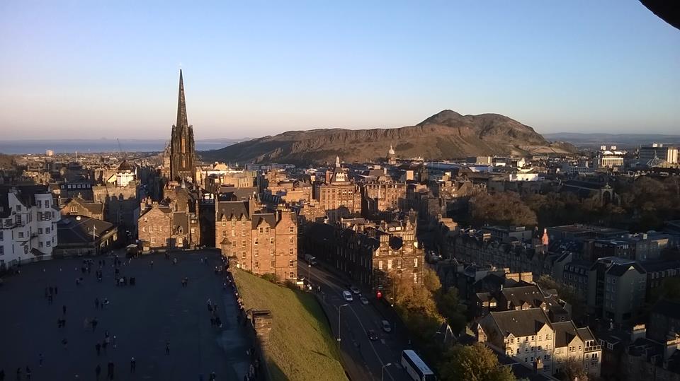 Edinburgh, view from the Castle by Giulia Falovo