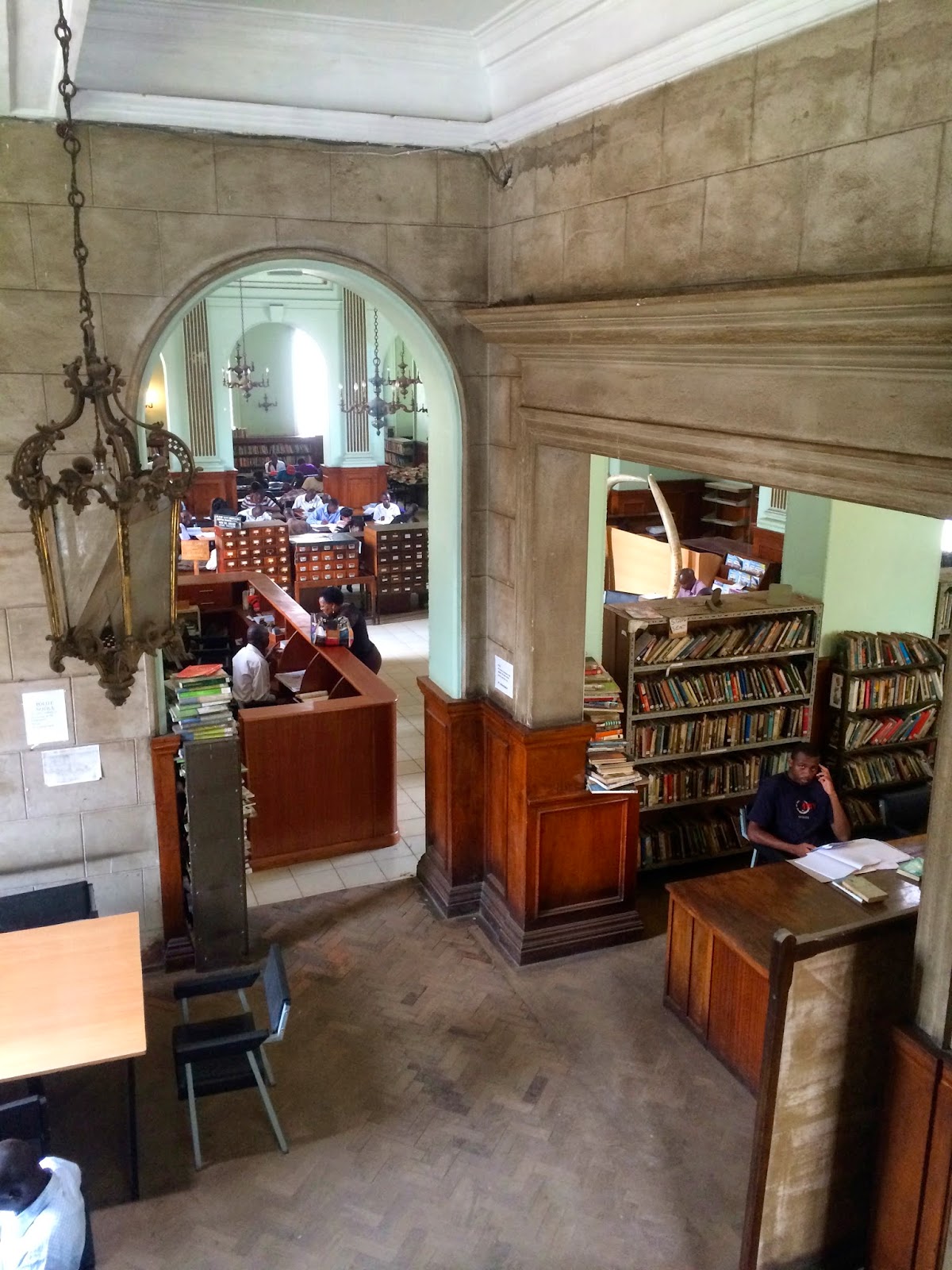 Public Library from colonial era. Source: http://charlotteccaldwell.blogspot.co.ke/2014/04/mcmillan-library.html