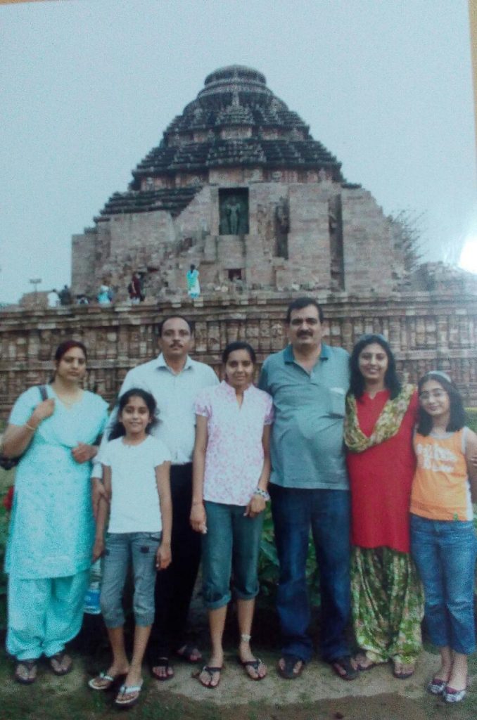 Me with my parents and family friends.
