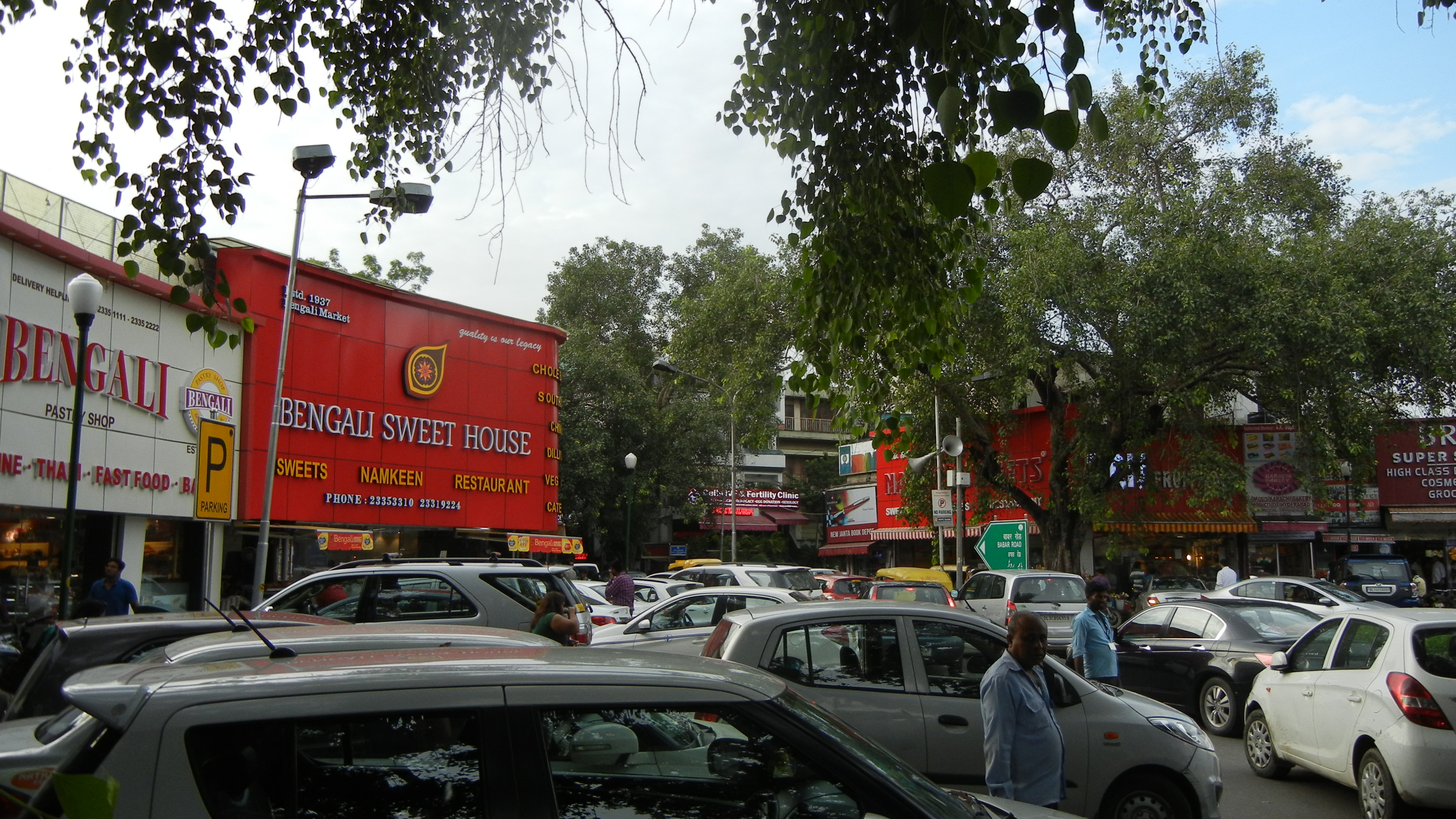 the old and the new hangouts at Bengali Market