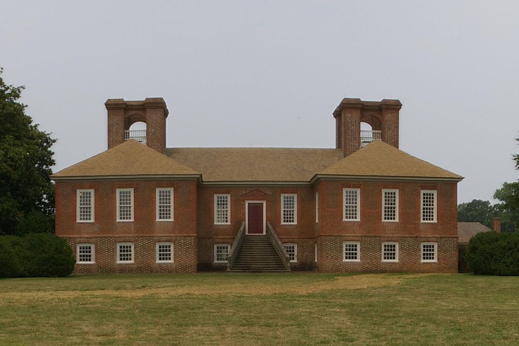 Georgian style plantation house. Lerty, Virginia