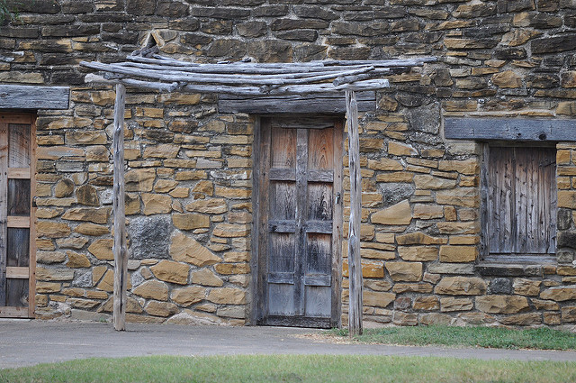 Doorway and one section of housing at Mission San Jose. Photo Credit: Lisa Easterling October 2010