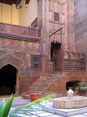 The courtyard