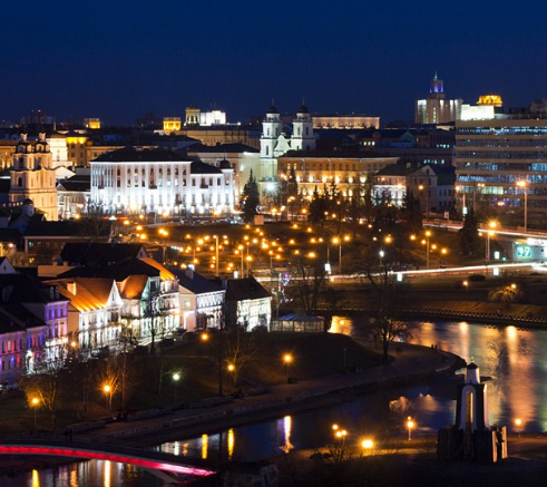 Nemiga during the night, made by Vitaliy Raskalov