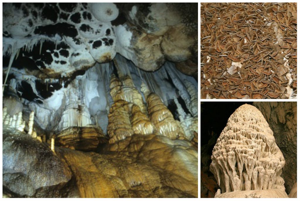 The cave of Santa Barbara (photo sources: sardegnadigitallibrary.it - igeaspa.it )