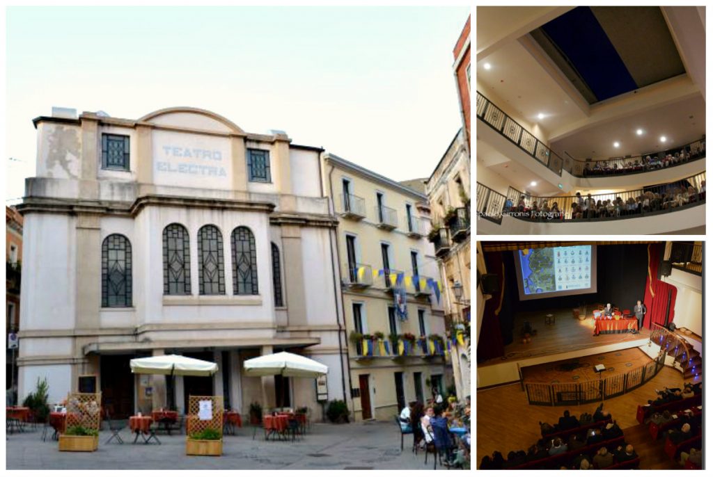 Theatre Electra (photo sources: laprovinciadelsulcisiglesiente.com - parcogeominerario.eu)