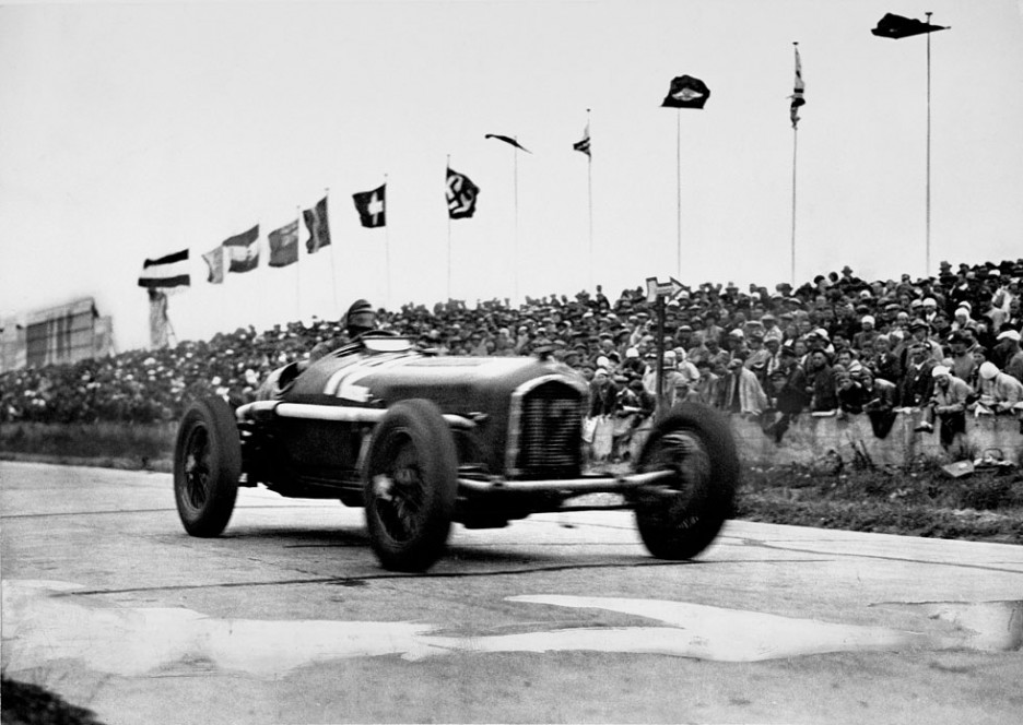 Nuvolari with the Alfa Romeo P3