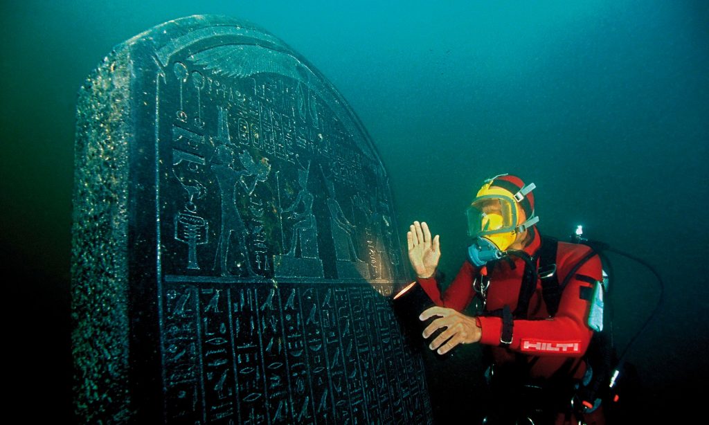 the Stela of Sais Decree Photograph: Christoph Gerigk/Franck Goddio/Hilti Foundation Photo credit: (Shenker, 2016)