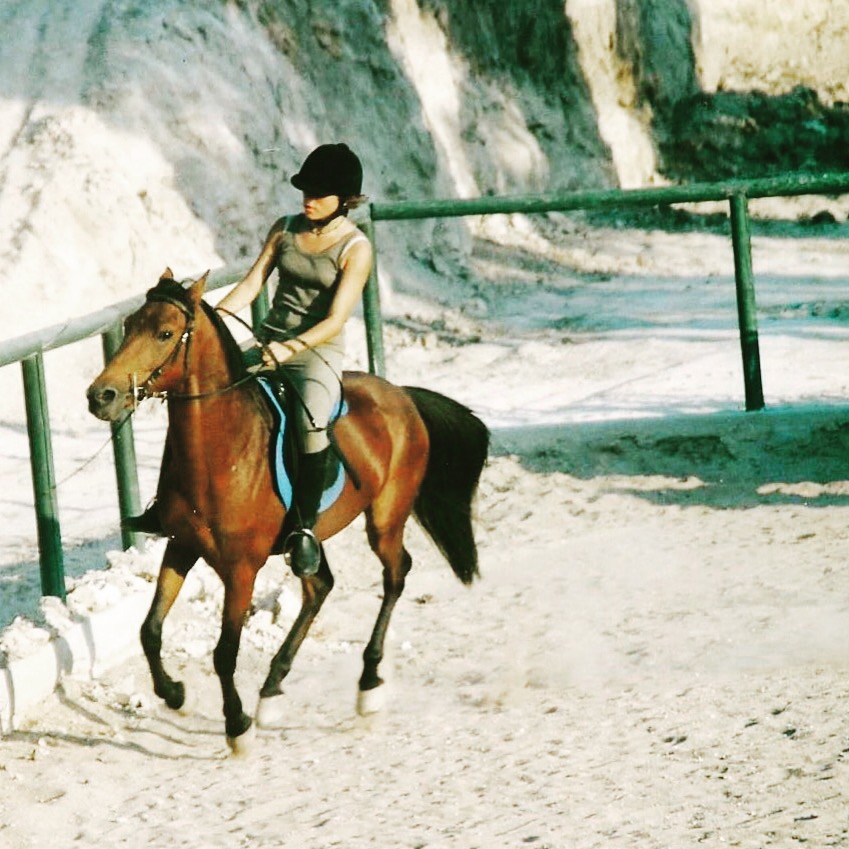 Me horseriding