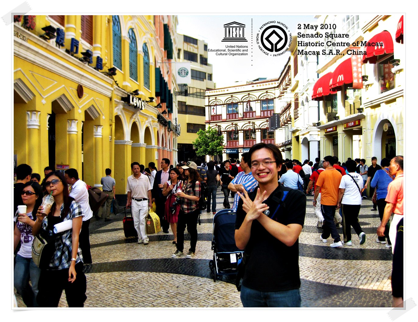 Leal Senado Square, the Heart of Macao Historic Centre of Macao - China Thomas shaw