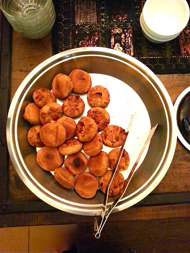 Baatis-the baked round dough of wheat bread