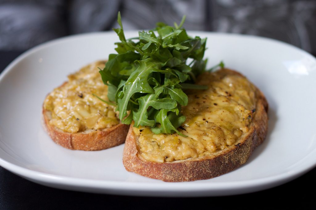 Welsh Rarebit made with Single Gloucester cheese (Source: https://www.flickr.com/photos/tristankenney/4892570672)