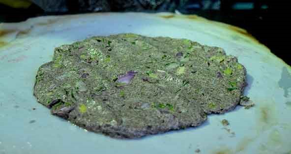 Bangalore food Akki Roti In The Making