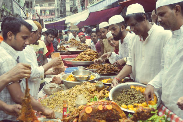 Bangalore food Mosque Road Food Street