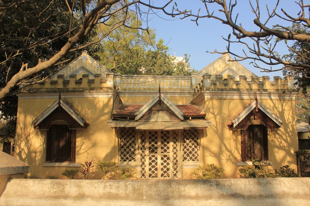The Bungalow 7 which is reused as a marriage hall