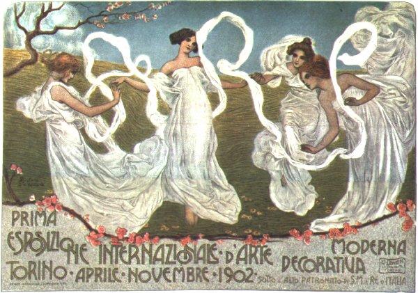 Turin,1902: Manifesto of the first International Exhibition