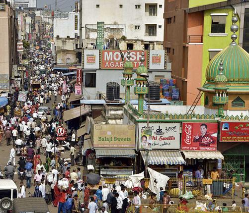 bangalore heritage market the pete area today