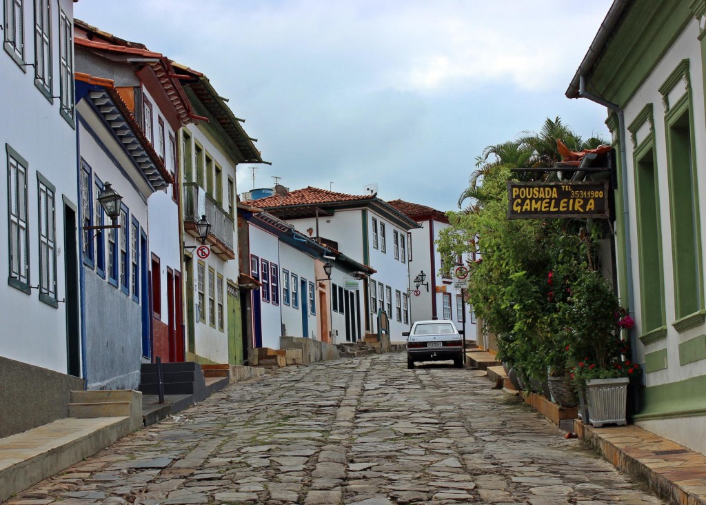 Typical street of the historic center of Diamantina, Brazil. Photo by Natália Gonçalves