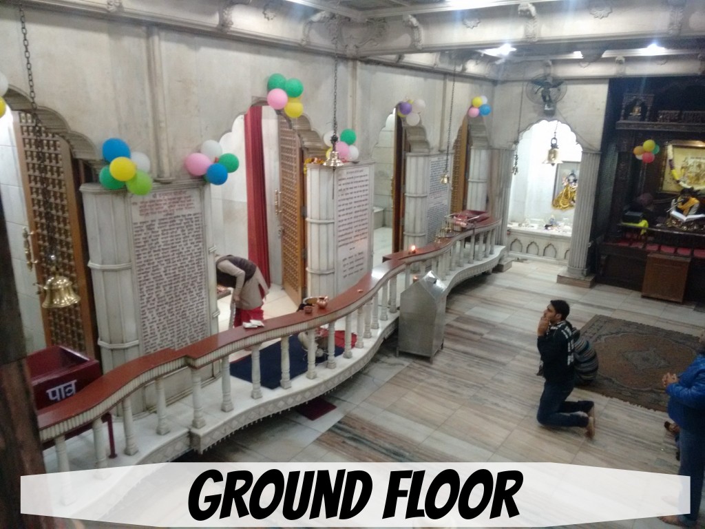 THE GROUND FLOOR OF THE MANDIR