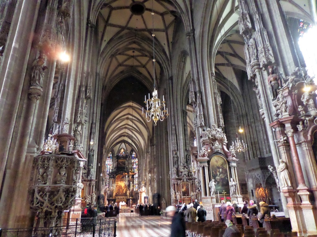 The view on the main altar
