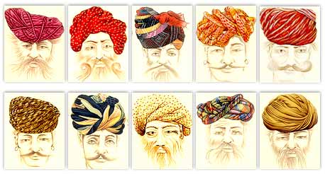 The vividness of Traditional Rajasthan Turbans