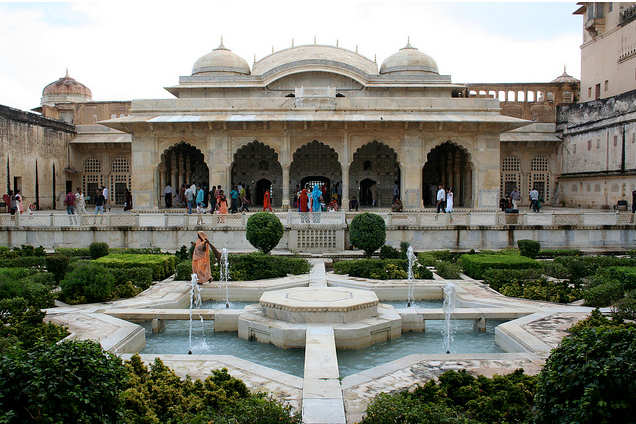 Image result for third courtyard of amer fort