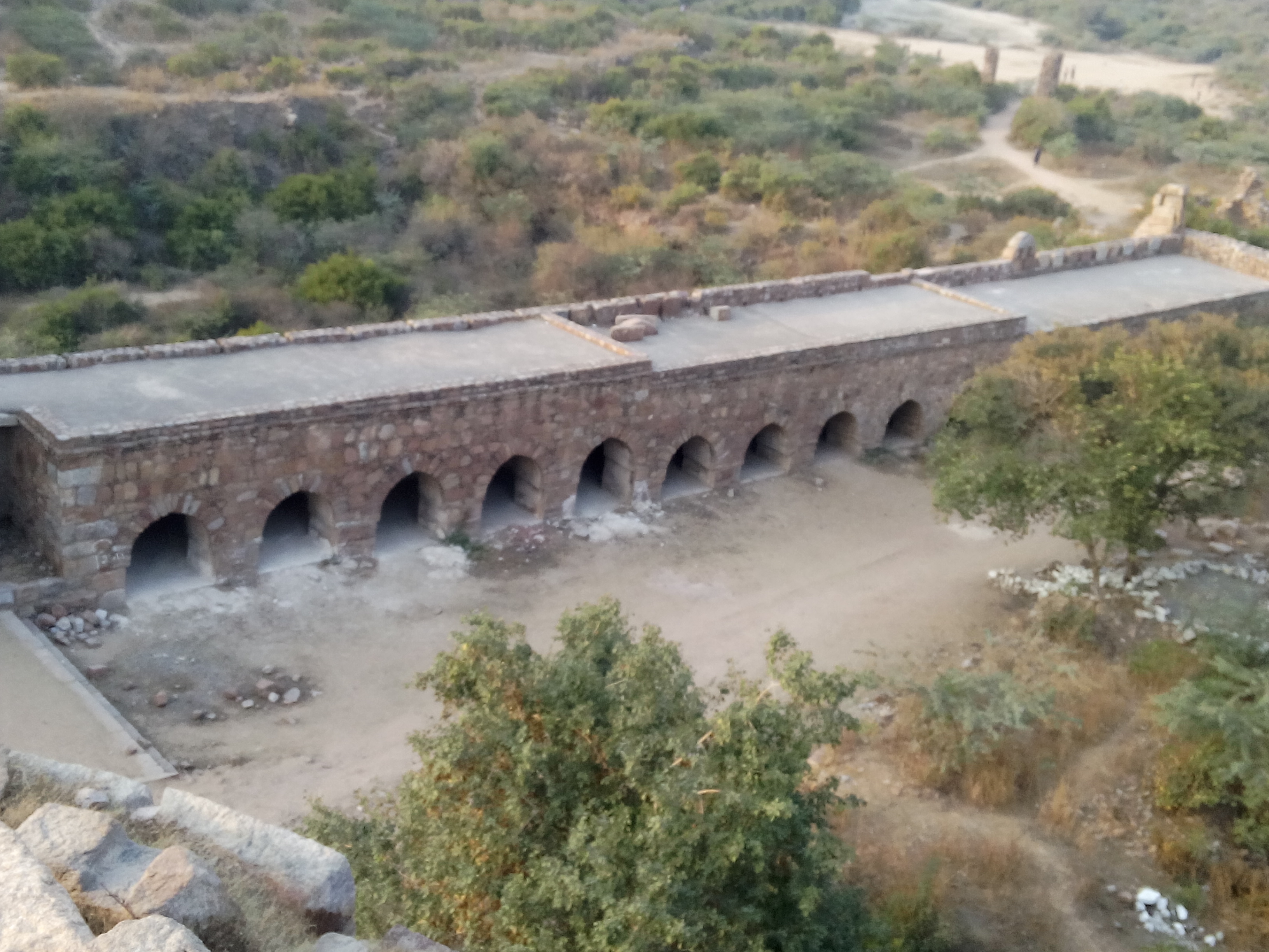 Cells made inside Tughlaqabad Fort