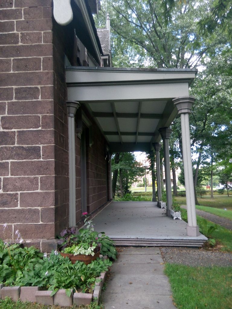 They even possessed a veranda.